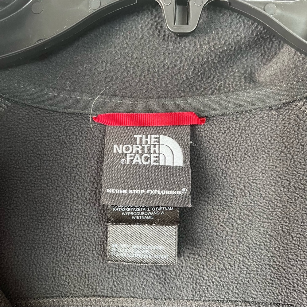 The north face soft shell gray quarter zip pullover jacket - Picture 3 of 6